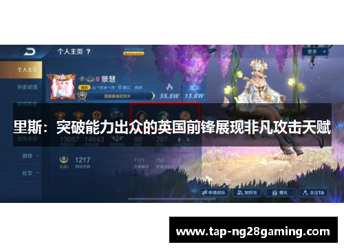 里斯：突破能力出众的英国前锋展现非凡攻击天赋